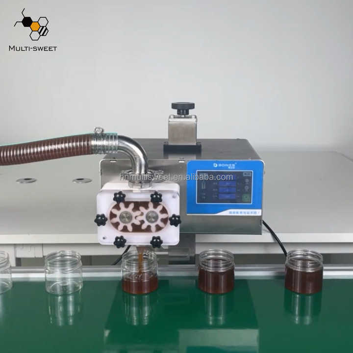 Intelligent 5-2000G Honey Filling Production Line Small Size Honey Filling Machine for Paste