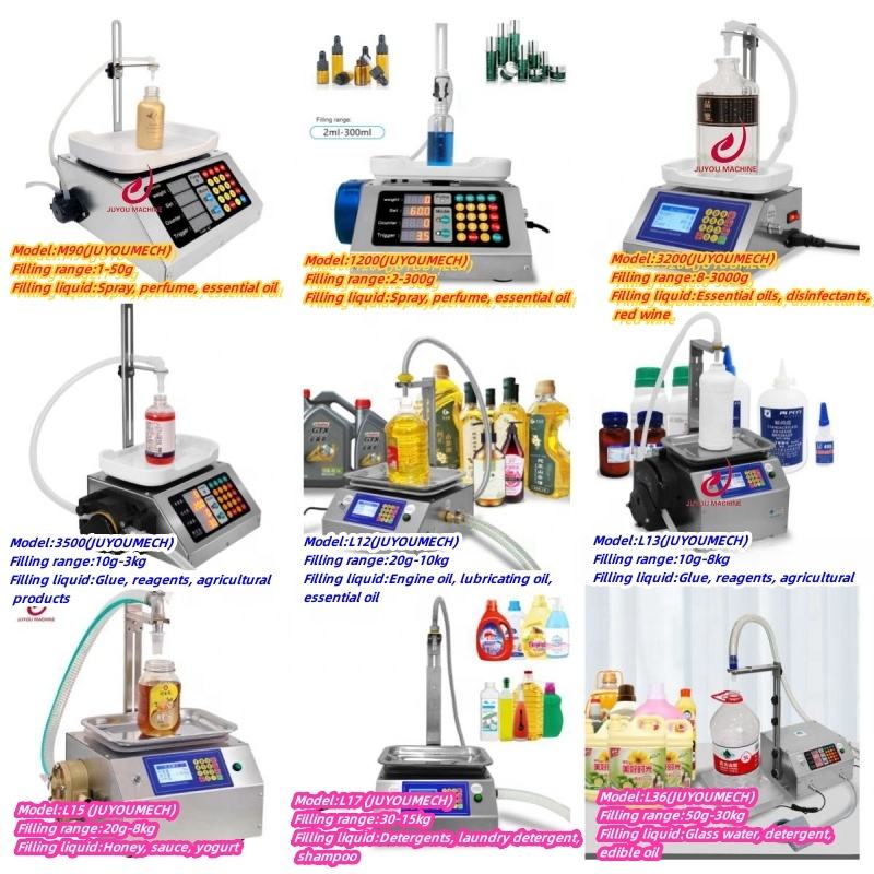 JUYOU Full Automatic Sub Filling Machine Honey Sesame Paste Edible Oil Glue Viscous Liquid,liquid Filling Machine