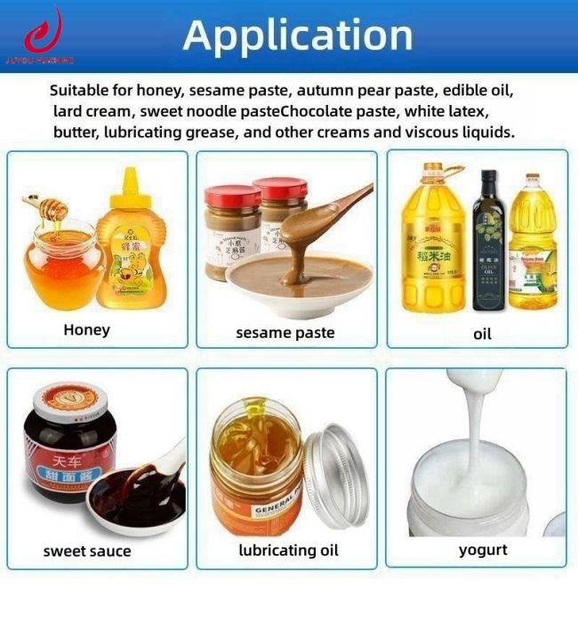 JUYOU Full Automatic Sub Filling Machine Honey Sesame Paste Edible Oil Glue Viscous Liquid,liquid Filling Machine