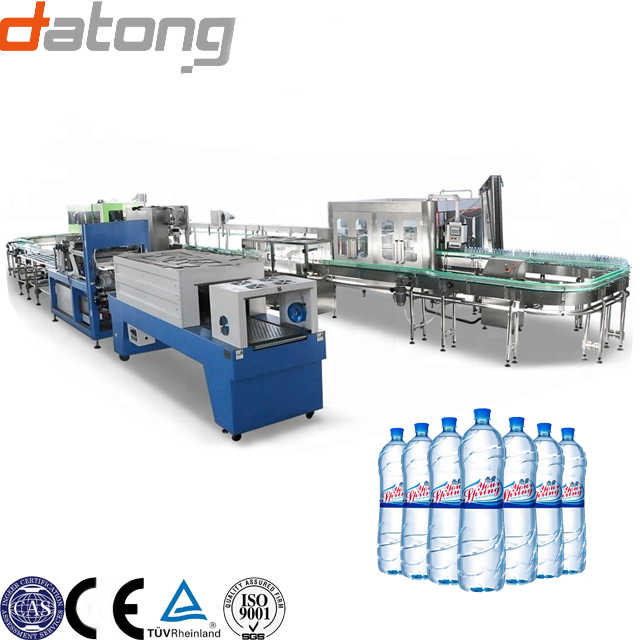 Full Automatic PET Plastic Bottle Pure Mineral Water Filling Capping and Labeling Machine