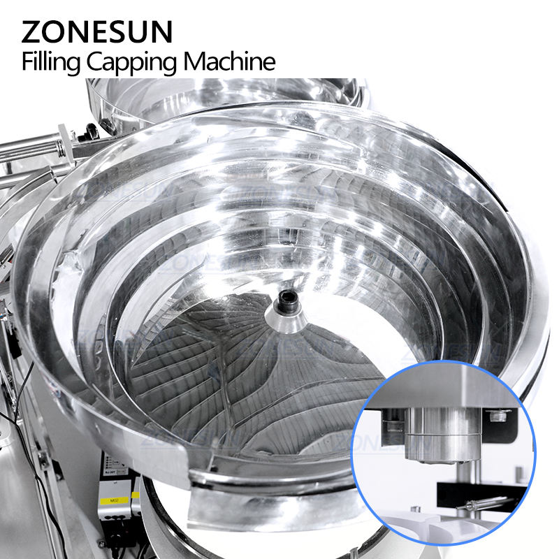 ZONESUN ZS-AFC20 Full Automatic Desktop Peristaltic Pump Small Volume Liquid Glass Vial Filling Crimping Capping Machine