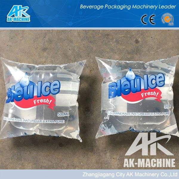 AK-2000FN in Africa Automatic Plastic Bag Drinking Pure Sachet Water Filling Making Packaging Machine