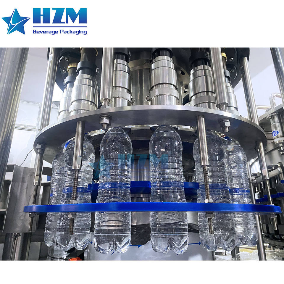 Complete Full Automatic 3 in 1 Plastic PET Bottle Pure Mineral Water Production Line Water Filling Machine