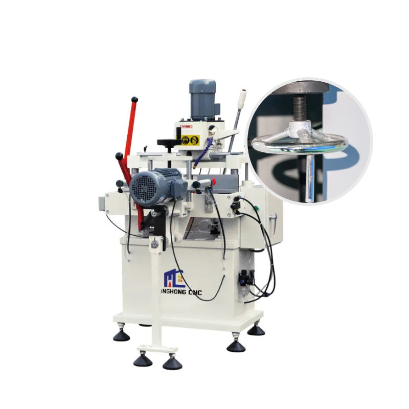 Fully Automatic Aluminum Cutting Machine for Door Window Making Lock Hole Drilling PVC/Upvc Machine Motor Alluminium
