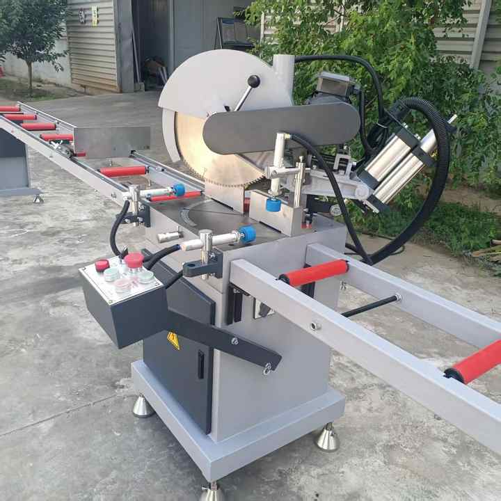Single Head Aluminium UPVC PVC Profile Window Door Making Saw Aluminum Cutting Machine