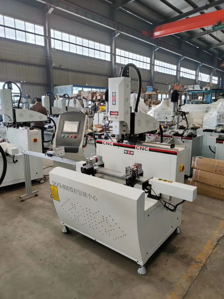 Automatic CNC Drilling Milling Machine for Furniture for Upvc Door Window Making Aluminum/PVC Profiles Featuring PLC Core