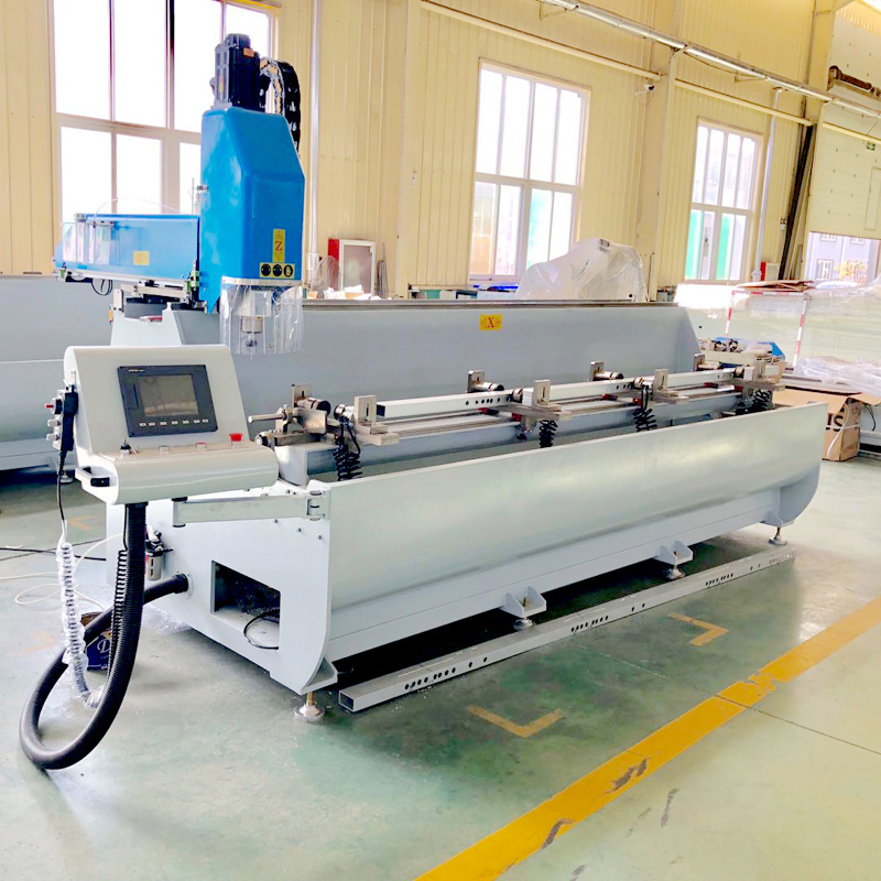 Automatic CNC Drilling Milling Machine for Furniture for Upvc Door Window Making Aluminum/PVC Profiles Featuring PLC Core