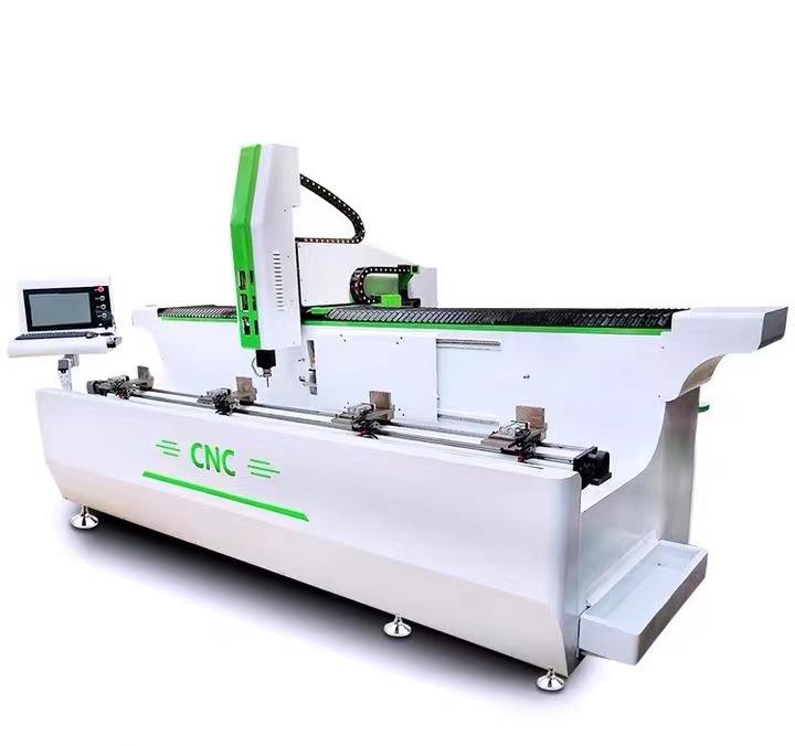 Automatic CNC Drilling Milling Machine for Furniture for Upvc Door Window Making Aluminum/PVC Profiles Featuring PLC Core