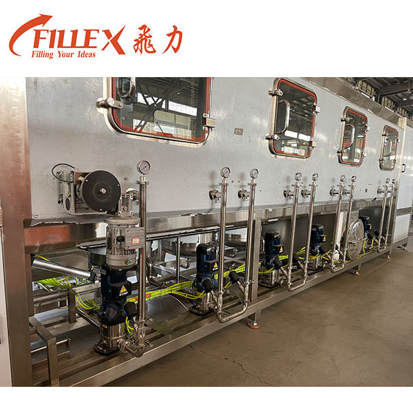 5 Gallon Barrel Water Production Line Monoblock 20L Bottle Water Washing Filling Capping Machine