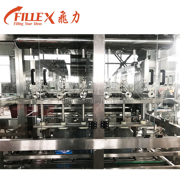 5 Gallon Barrel Water Production Line Monoblock 20L Bottle Water Washing Filling Capping Machine