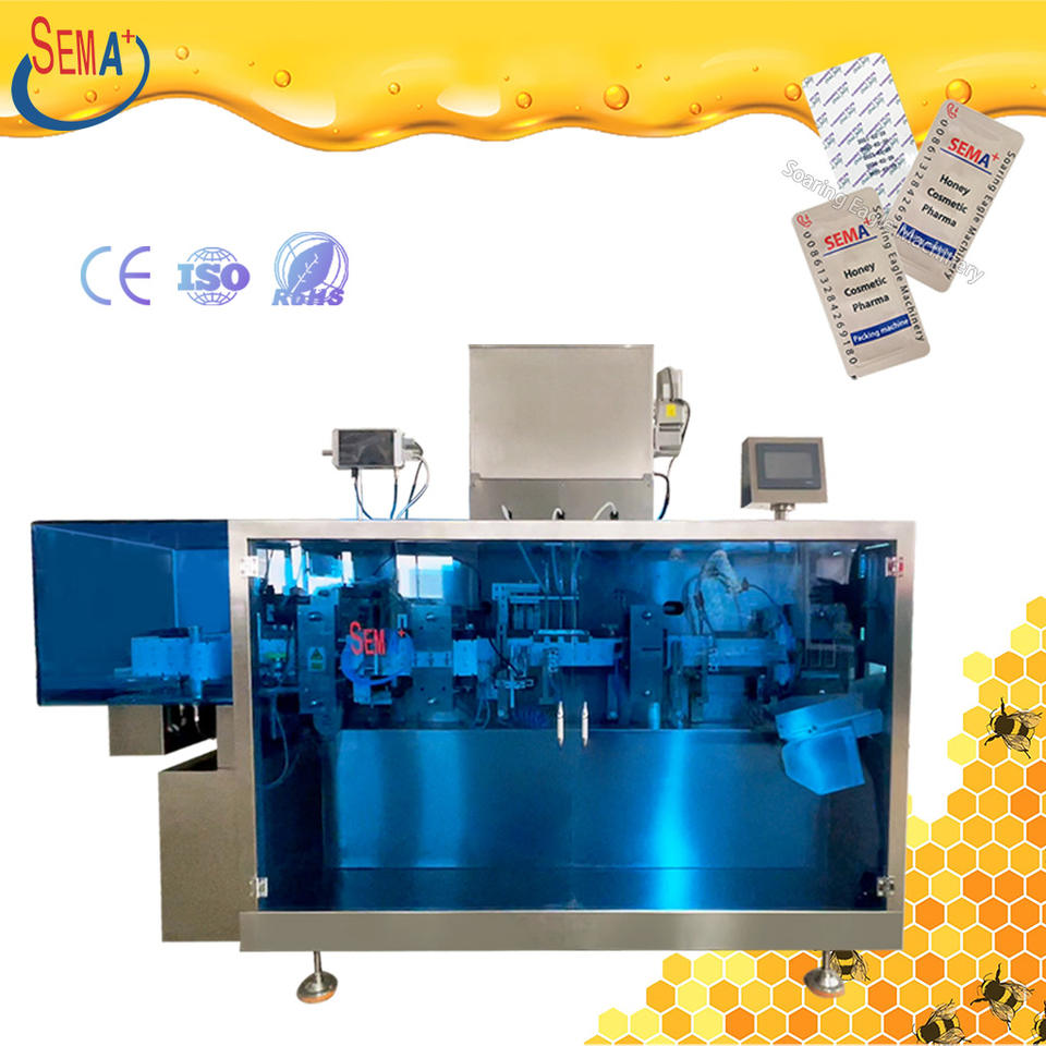 Automatic Card Type Easy Snap Sachets Honey Liquid Filling Sealing Packing Machine Ampoule Filling Machine