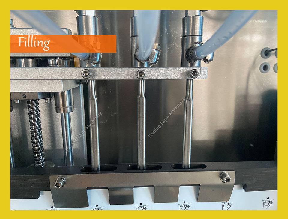 Automatic Card Type Easy Snap Sachets Honey Liquid Filling Sealing Packing Machine Ampoule Filling Machine