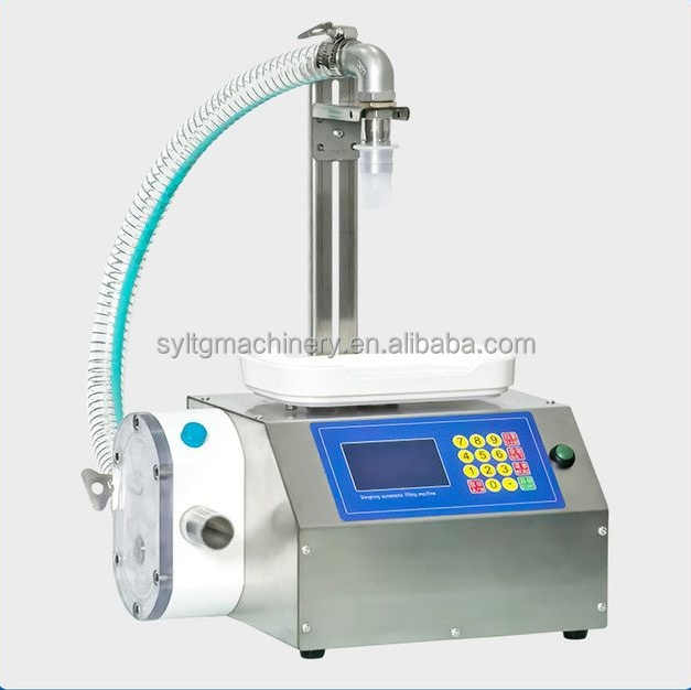 CSY-A3 Semi-Automatic Gear Pump Manual Liquid Honey Edible Oil Bottle Paste Weighing Filling Machine