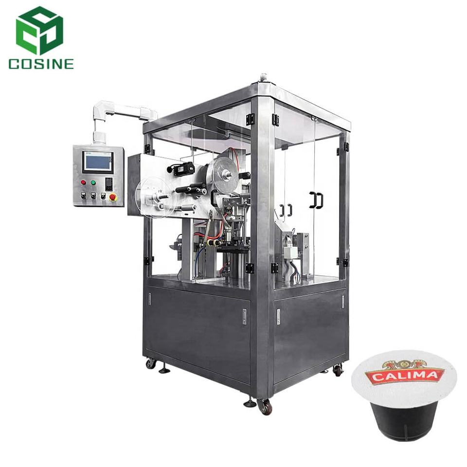 Rotary Type K-Cup Coffee Capsule Filling and Sealing Machine