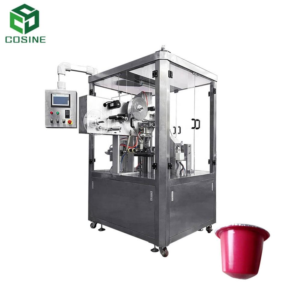 Rotary Type K-Cup Coffee Capsule Filling and Sealing Machine