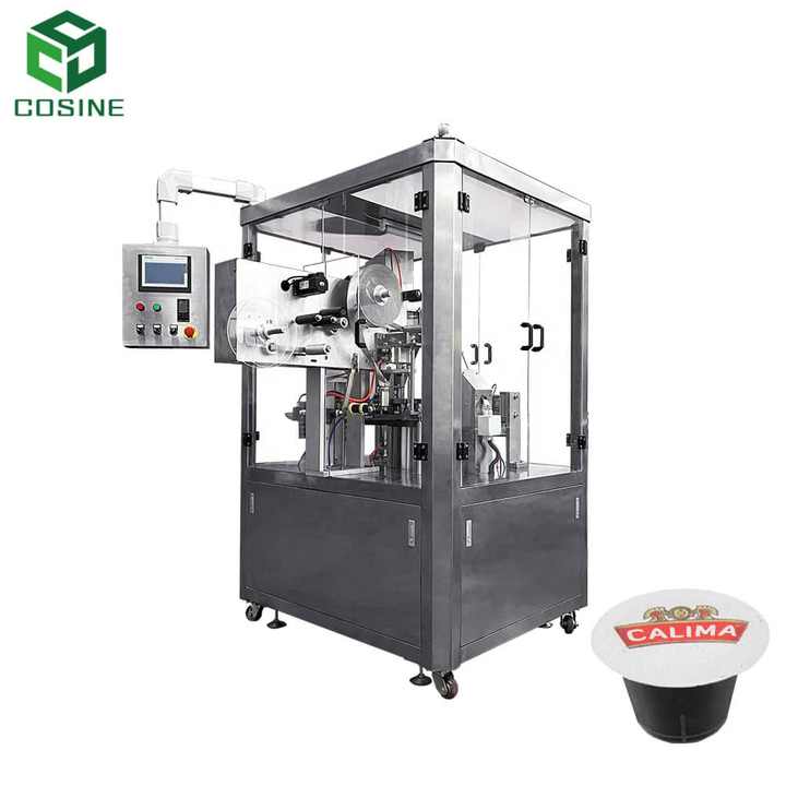 Rotary Type K-Cup Coffee Capsule Filling and Sealing Machine