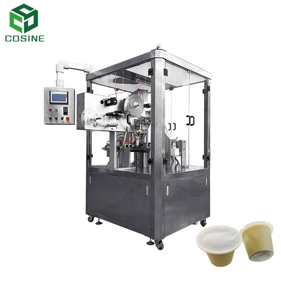 Rotary Type K-Cup Coffee Capsule Filling and Sealing Machine