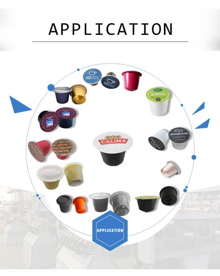 Rotary Type K-Cup Coffee Capsule Filling and Sealing Machine