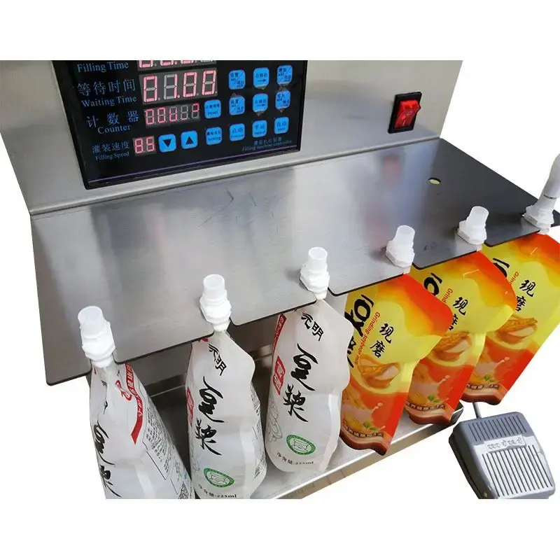 Stand up Pouch Bag Beverage Filling Machine Quantitative Numerical Control Juice Soybean Milk Filling Machine