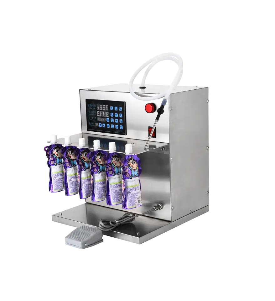 Stand up Pouch Bag Beverage Filling Machine Quantitative Numerical Control Juice Soybean Milk Filling Machine