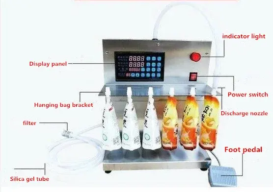 Stand up Pouch Bag Beverage Filling Machine Quantitative Numerical Control Juice Soybean Milk Filling Machine