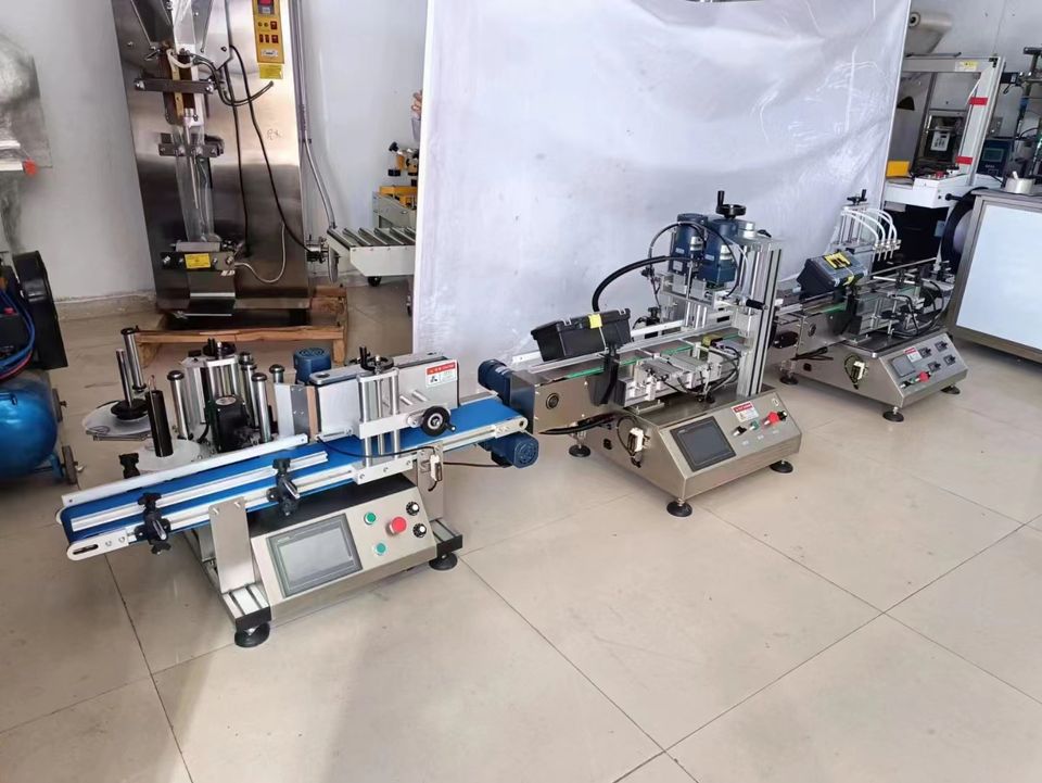 Automatic Desktop Small Volume Liquid Filling Machine Capping Machine Labeling Machine Whole Filling Line Peanut Oil