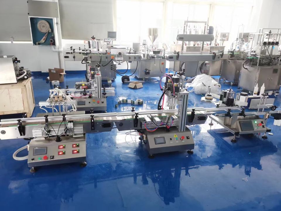 Automatic Desktop Small Volume Liquid Filling Machine Capping Machine Labeling Machine Whole Filling Line Peanut Oil
