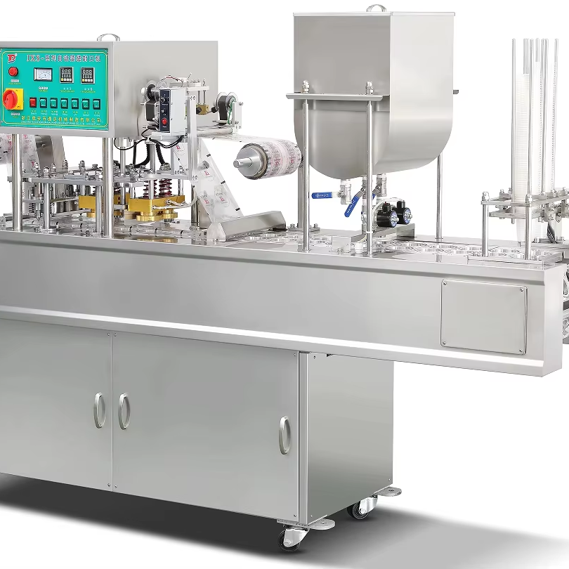 CD-20B Automatic Mineral Water Cup Jelly Filling Sealing Machine Cup Filling and Sealing Machine