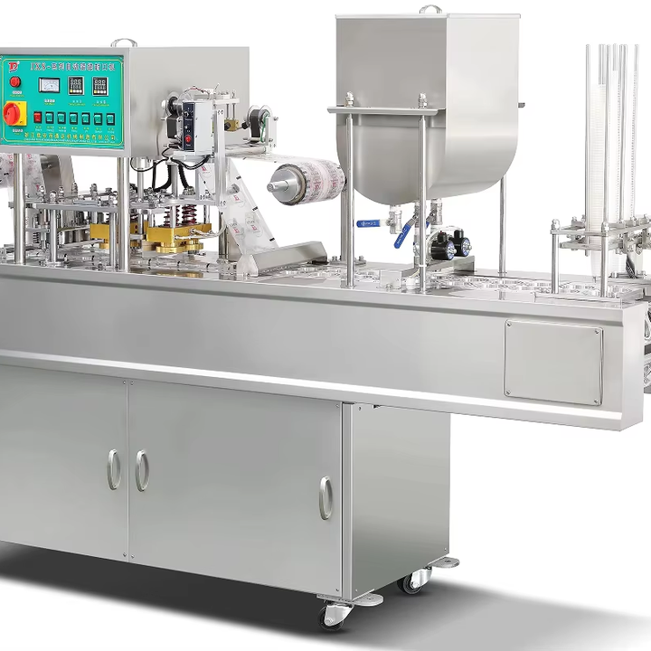 CD-20B Automatic Mineral Water Cup Jelly Filling Sealing Machine Cup Filling and Sealing Machine