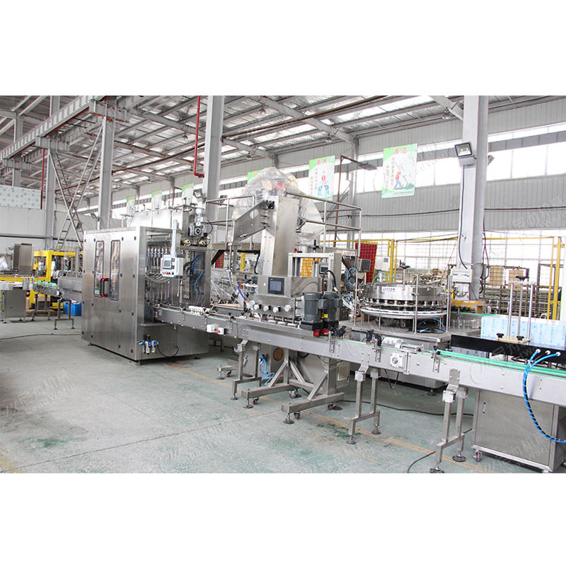 LWT Mayonnaise/chili/tomato/chocolate/fruit Jam Sauce Filling Production Line Labeling and Sealing Machine