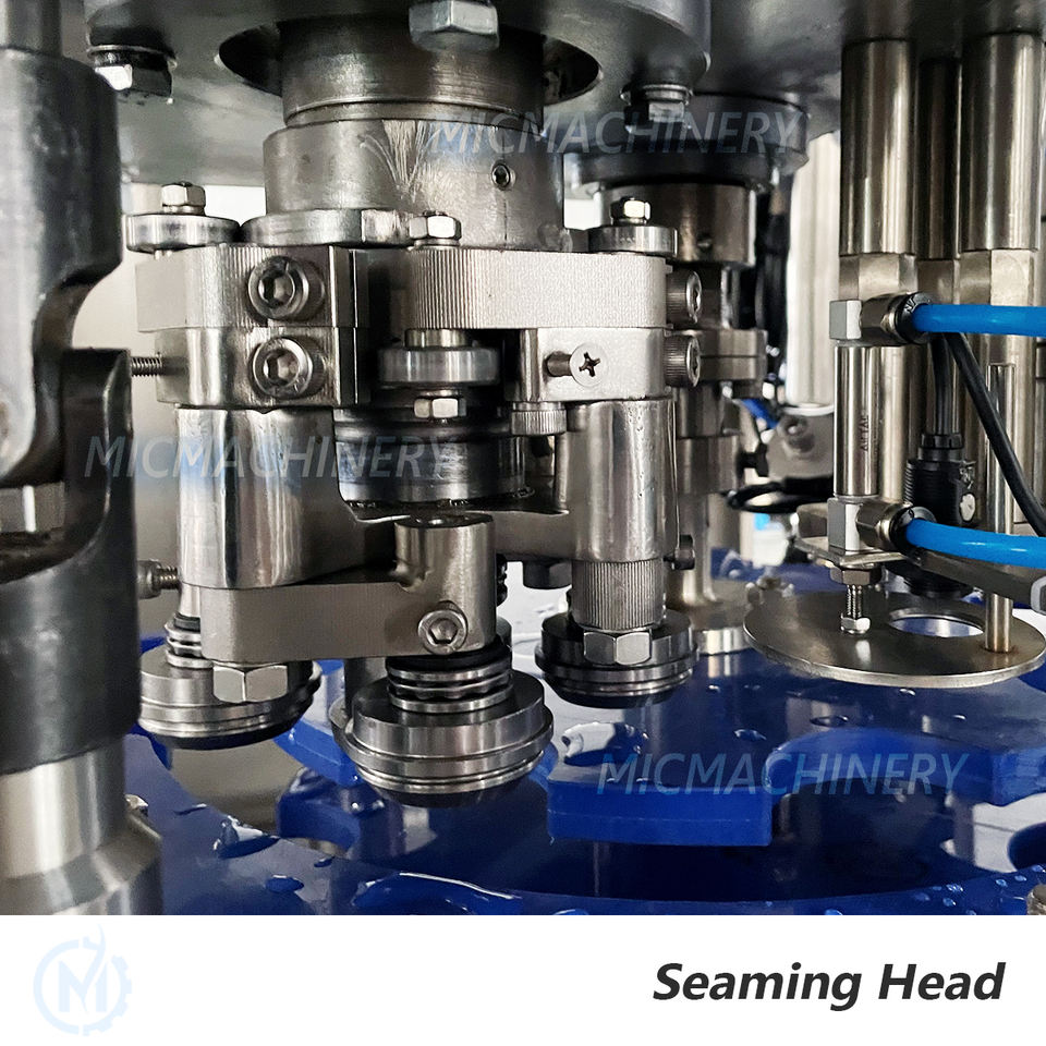 Automatic Canning Line Small PET Aluminum Cans Beverage Coffee Tea Juice Filling Machine