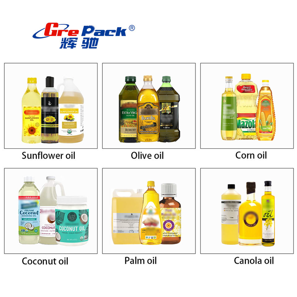 A to Z Complete Edible Oil Filling Line Olive Sesame Edible Oil Filling Capping Production Line Cooking Oil Filling Machine