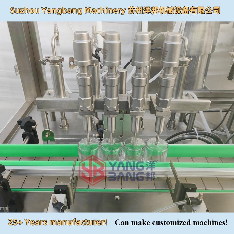 Automatic 4 Heads Perfume Bottle Filling Machine Perfume Making Production Line Filling Capping Packing Machine 50ml 100ml