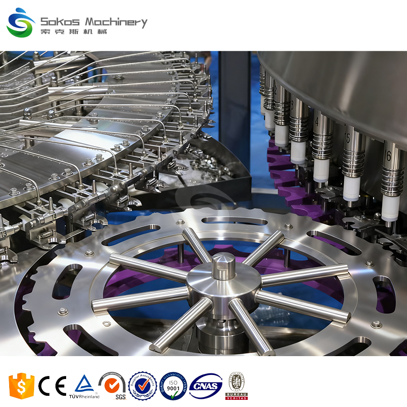 3 in 1 Water Filling Machinery / Mineral Water Filling Plant / Pure Water Production Line