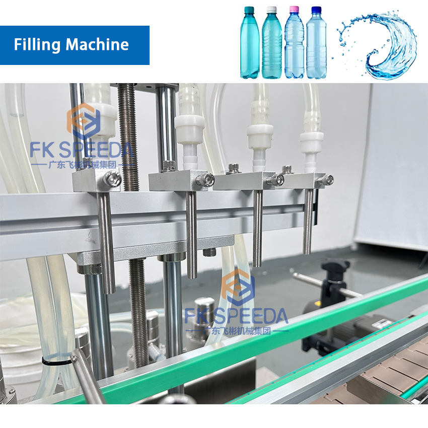 High Efficiency Desktop Water Bottle Filling Capping Labeling Packaging Machine in Ghana