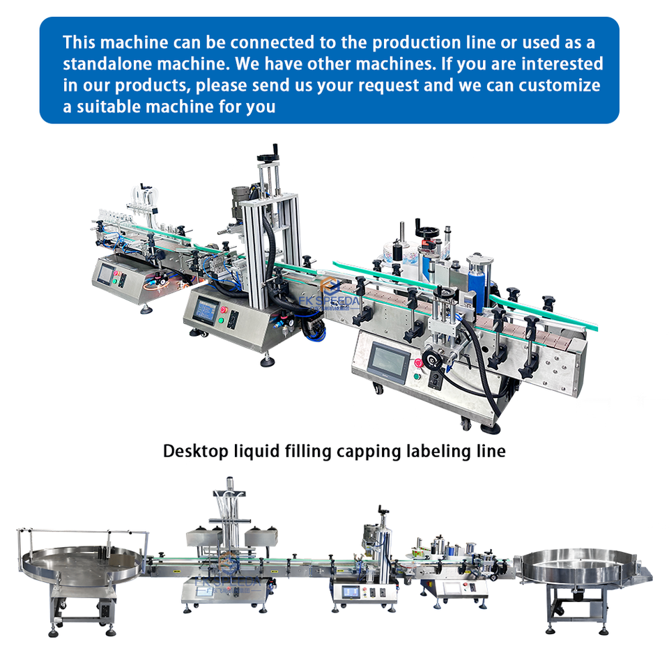 High Efficiency Desktop Water Bottle Filling Capping Labeling Packaging Machine in Ghana