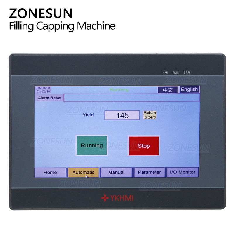 ZONESUN ZS-AFC25 Automatic Single Head Monoblock Rotary Cosmetic Perfume Bottle Liquid Filling Capping Pressing Machine