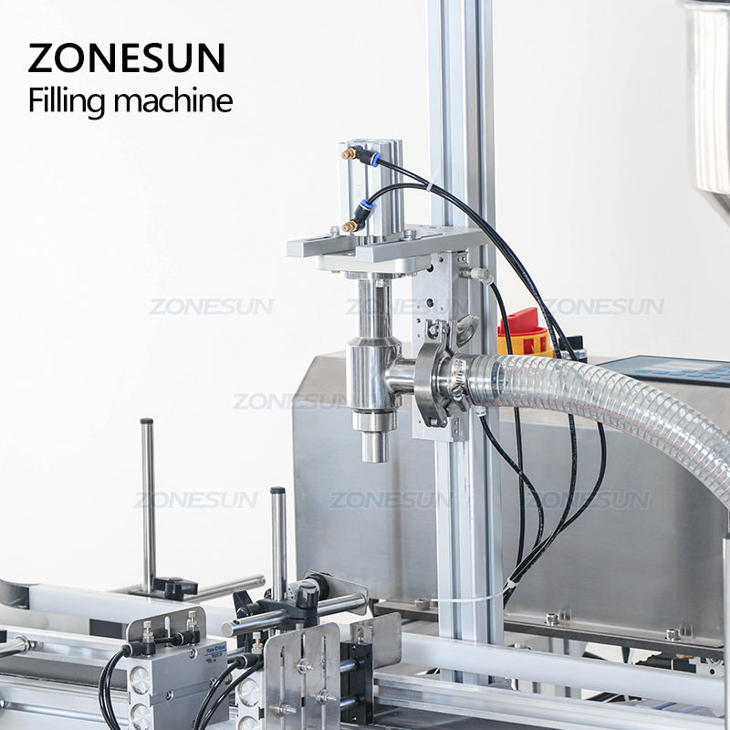 ZONESUN ZS-DTGT900P Automatic Desktop Single Diving Head Rotor Pump Food Jam Cosmetic Cream Paste Filling Machine