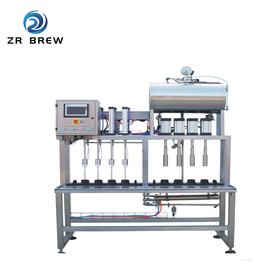 Filler Beer Bottle Filling and Capping Machine Semi Automatic Small Manual Carbonated Drink Glass Juice Packing Machine SUS304