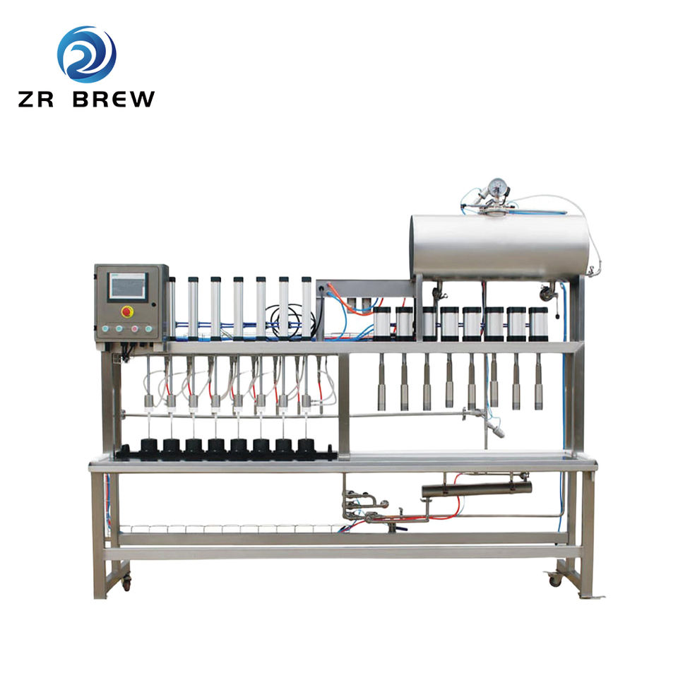 Filler Beer Bottle Filling and Capping Machine Semi Automatic Small Manual Carbonated Drink Glass Juice Packing Machine SUS304