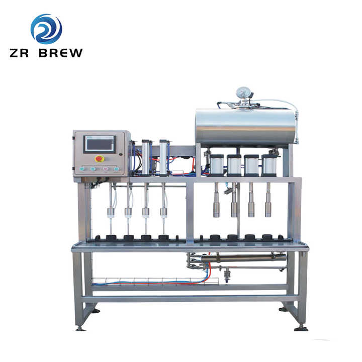 Filler Beer Bottle Filling and Capping Machine Semi Automatic Small Manual Carbonated Drink Glass Juice Packing Machine SUS304