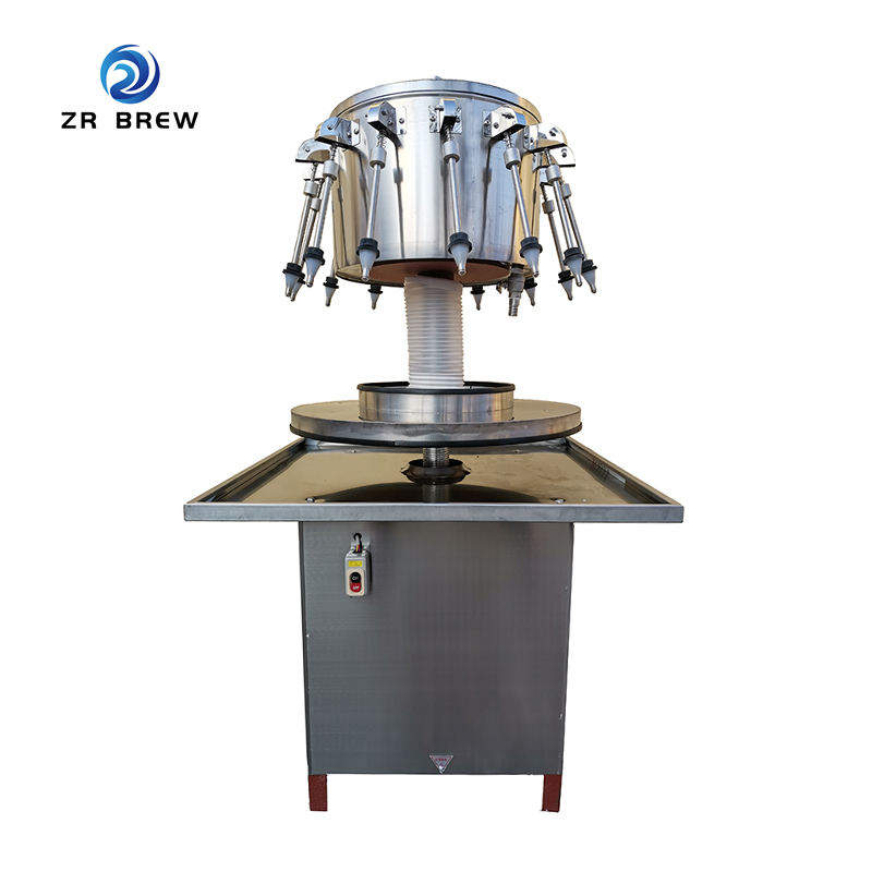 Filler Beer Bottle Filling and Capping Machine Semi Automatic Small Manual Carbonated Drink Glass Juice Packing Machine SUS304