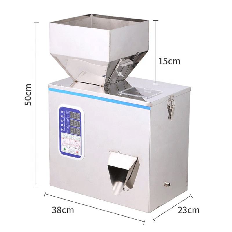 100g 500g Multifunction Grain Seasoning Baking Milk Tea Coffee Corn Soda Powder Weighing Filling Machine