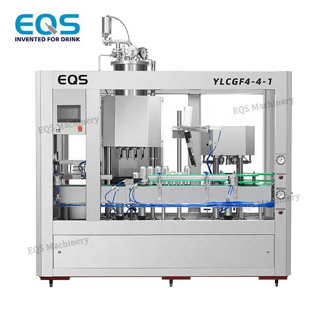 Small 300BPH 330ml Ber Tin Aluminium Can Making Production Line Canning Beer Filling Machine