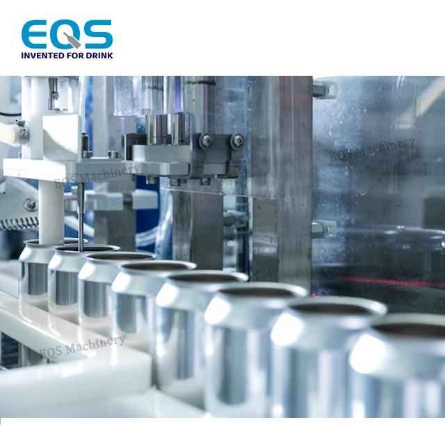 Small 300BPH 330ml Ber Tin Aluminium Can Making Production Line Canning Beer Filling Machine