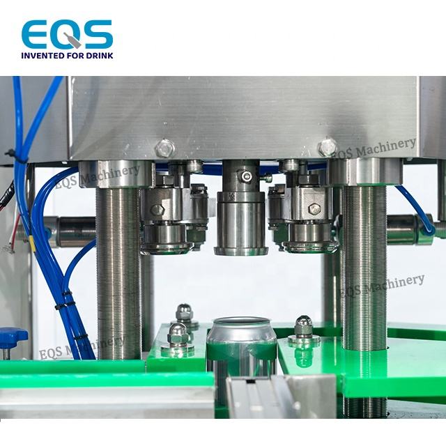 Small 300BPH 330ml Ber Tin Aluminium Can Making Production Line Canning Beer Filling Machine