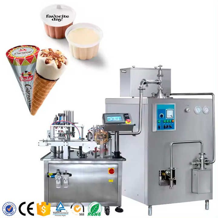 Automatic Ice Cream Filling Packing Machine Ice Cream Cup Filling Packing Machine Ice Cream Cone Filling Packing Machine