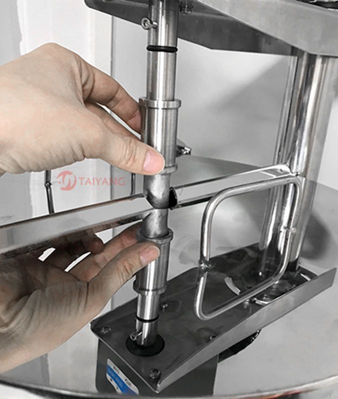 Manual Lipstick Making Filling Machine With Mixing Heater Hopper for Lipstick Lip Balm Cosmetic Filling Machine