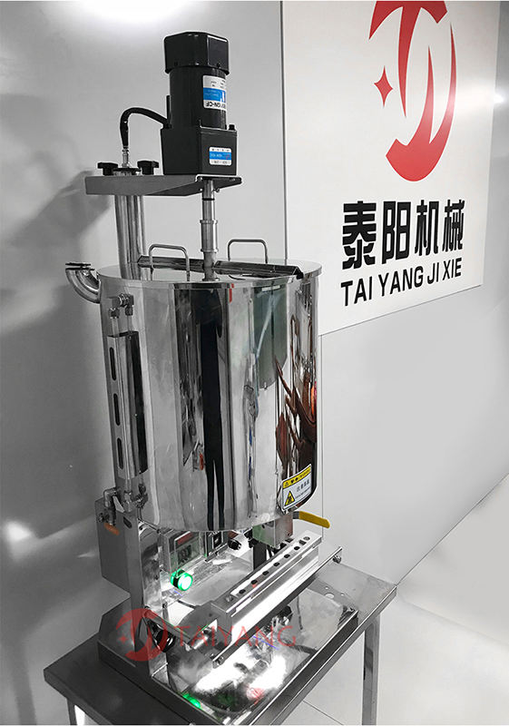 Manual Lipstick Making Filling Machine With Mixing Heater Hopper for Lipstick Lip Balm Cosmetic Filling Machine