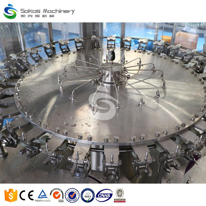 Full Automatic Liquid Purified Drinking Water Machine Mineral Water Pure Water Washing Filling Capping 3 in 1 Machine